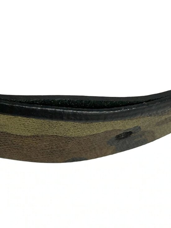 PRADA - Khaki Brown Multi Leather Hardware Belt main image 4